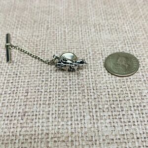 Swank Silver Vintage‎ Chariot Horse Driver Tie Pin